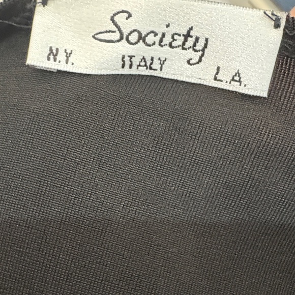 Society Black Long Sleeve Bodysuit - Picture 3 of 3